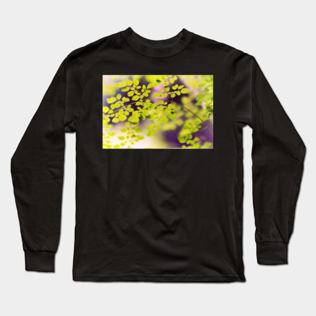 Pretty Little Leaves Long Sleeve T-Shirt by heidiannemorris